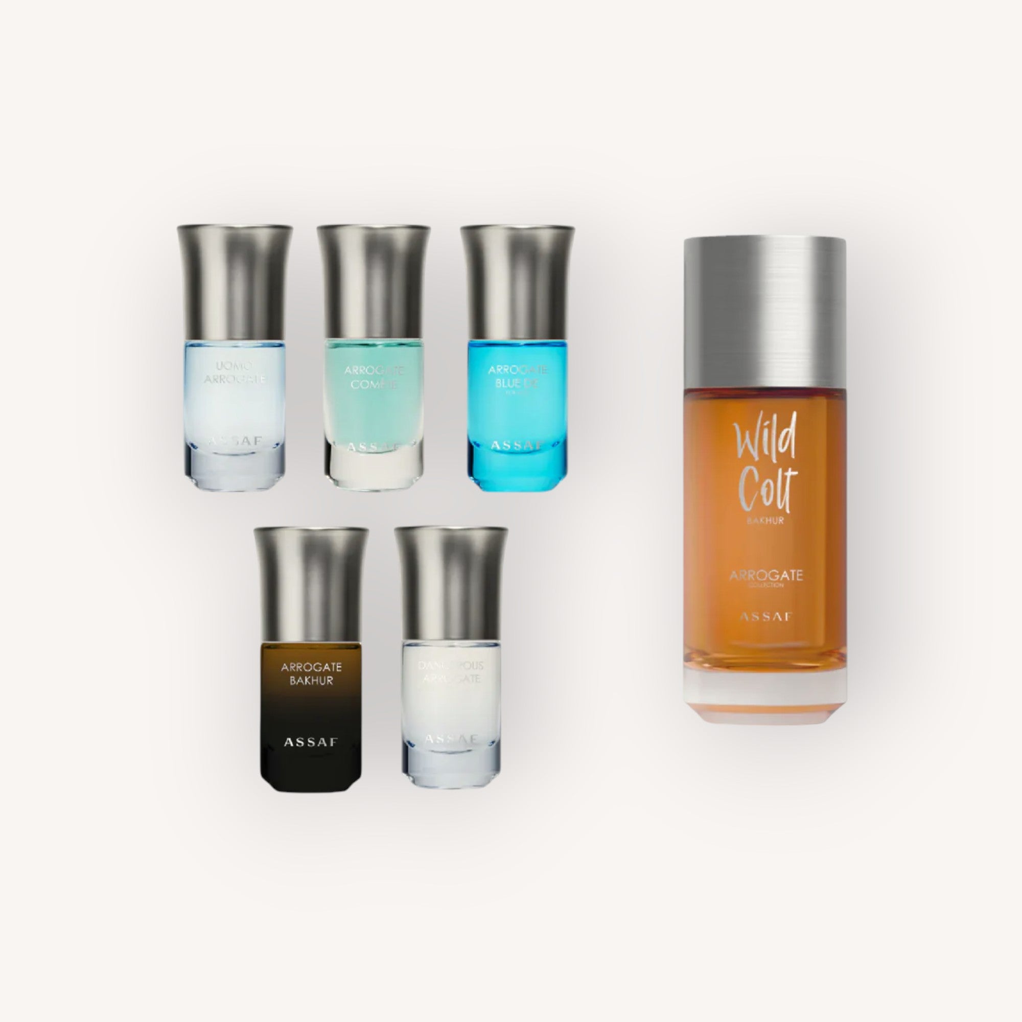 Assaf Wild Colt Bakhur Gift Set 150ml + 5×10ml + 5 Sachets